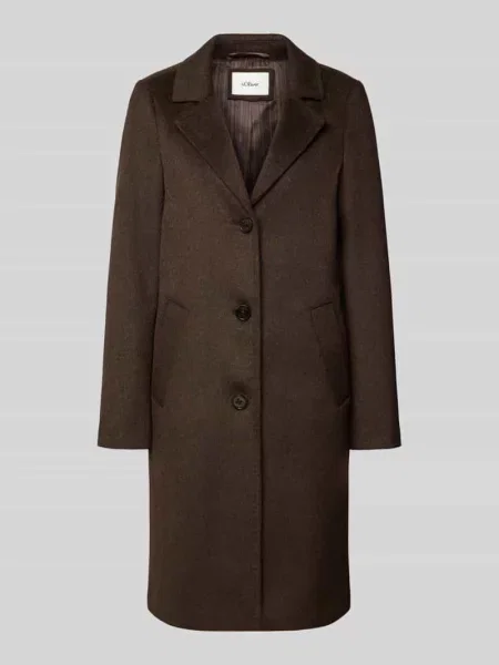 Płaszcz o kroju regular fit z dodatkiem wełny S.oliver Red Label