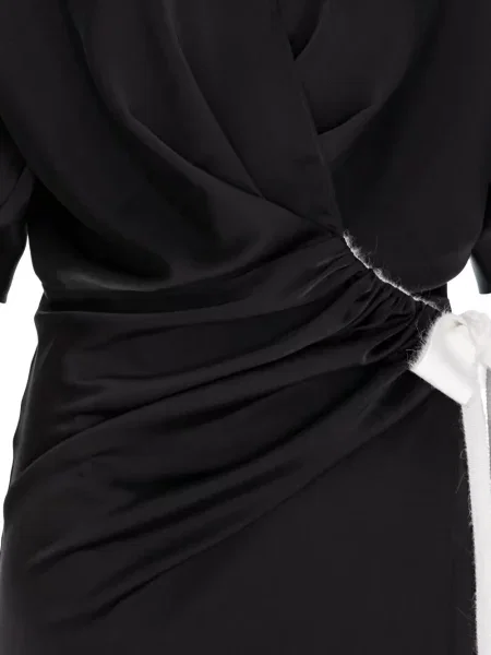 Rochie maxi V:pm Atelier drapată negru
