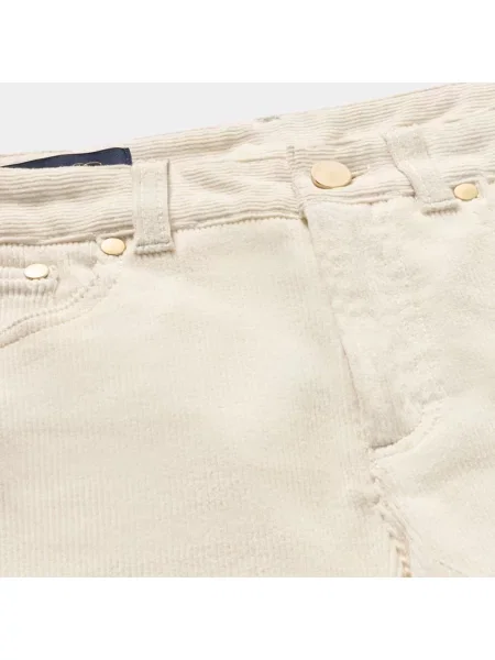 Spodnie Brooks Brothers sztruksowe beżowe