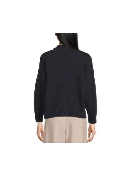 Sweter Weekend Max Mara wełniany niebieski