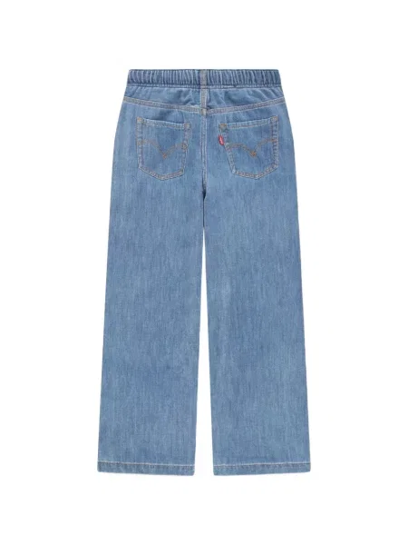Szerokie jeansy dziecięce Levi's niebieskie