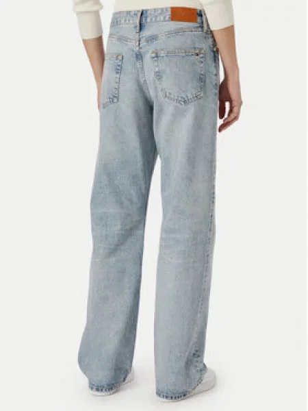 Tommy Hilfiger Džinsai Straight Fit mėlyna