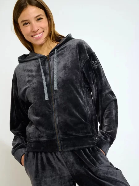 Banana Moon bluza Seachic z kapturem gładka IVY.SEACHIC czarny