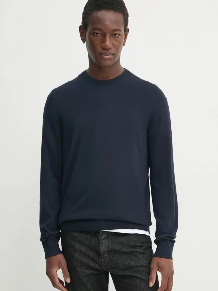 Filippa K pulover de lana barbati marin light albastru