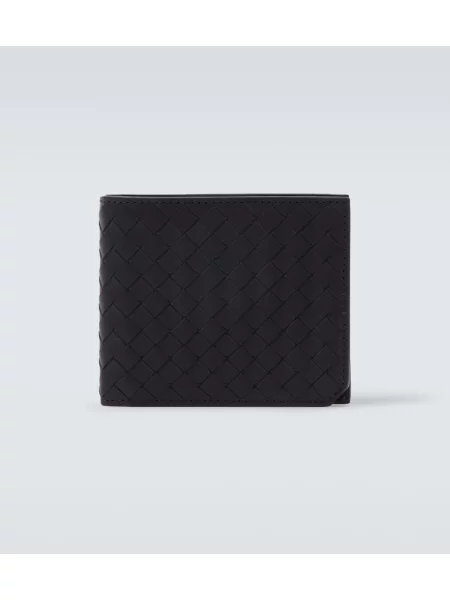 Portofel Bottega Veneta din piele negru