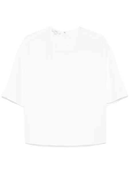 Bluză Vince din satin alb