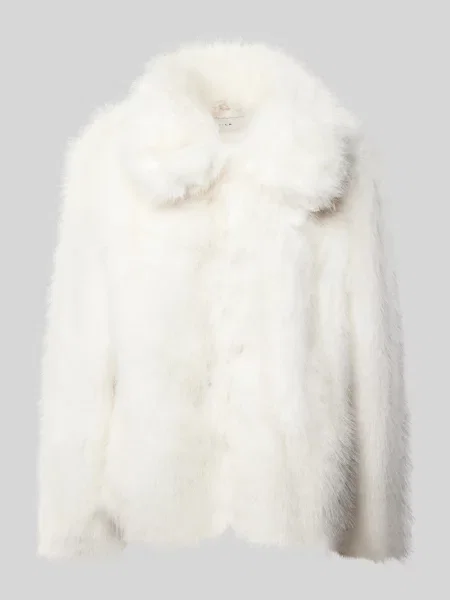 Kurtka ze sztucznego futra model ‘ROCK’ Vila beżowa