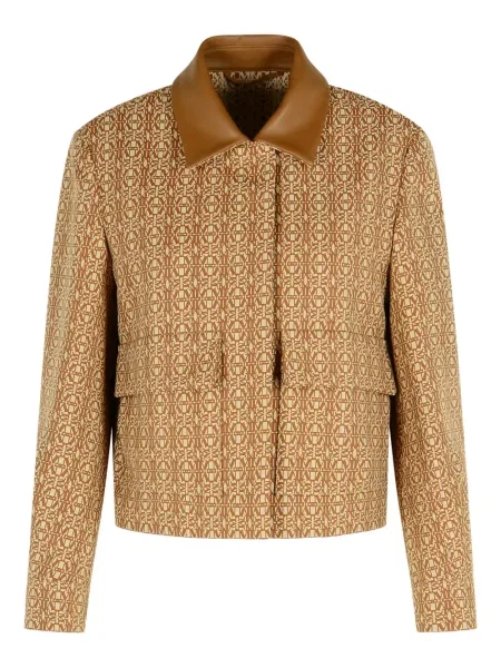 Geacă Max Mara din jacard maro