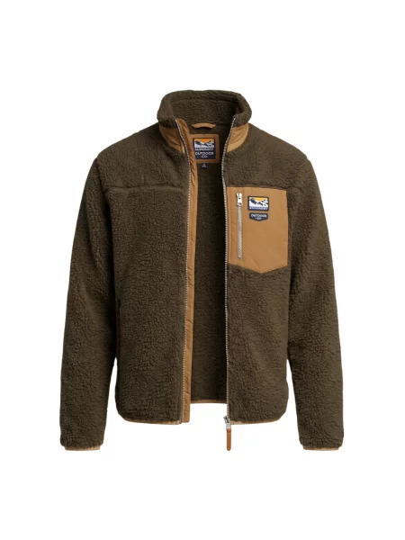 Bluza Superdry z logo oliwkowa
