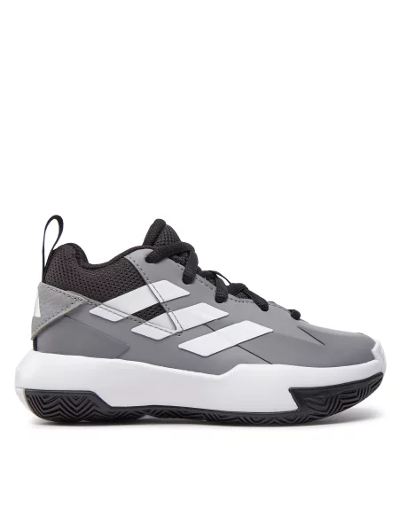 Basketbalové boty adidas Cross Em Up Select Mid Trainers Kids šedá