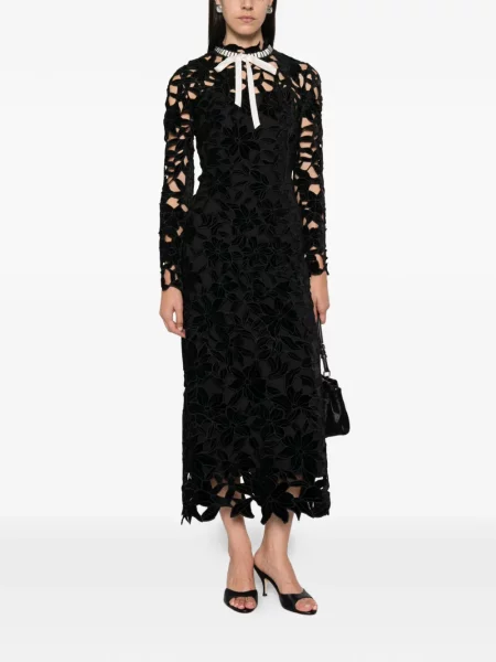 Rochie maxi Simkhai din dantelă negru