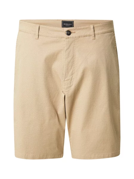 Iriedaily Chino hlače Love City pijesak / tamno smeđa