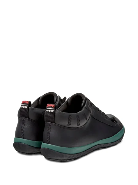 Δερμάτινα sneakers Camper με κορδόνια μαύρο