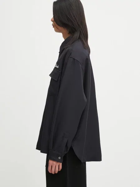 Πουκάμισο RHUDE Boxy LS Work Shirt μαύρο
