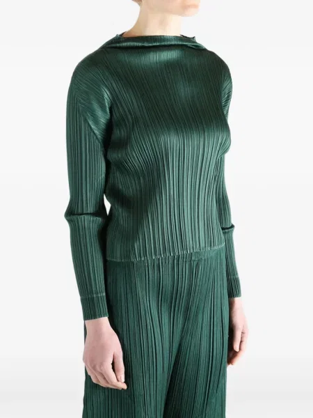 Top Pleats Please Issey Miyake verde