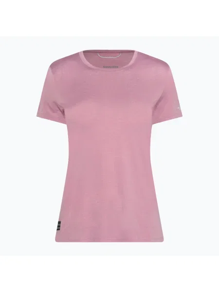 Tricou de alergare pentru femei Saucony Stopwatch orchid heather