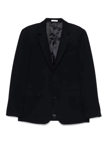 Sacou Fursac cu model herringbone albastru