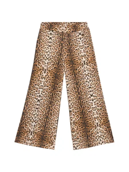 Spodnie dziecięce Roberto Cavalli brązowe