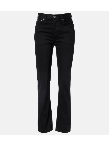 Proste jeansy Citizens Of Humanity z wysoką talią czarne