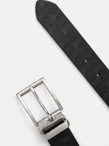 Pasek Guess z logo czarny