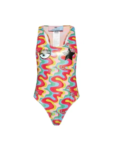 Stroj jednoczęściowy Chiara Ferragni Collection czerwony