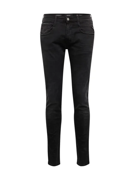 REPLAY Jeans Anbass denim negru