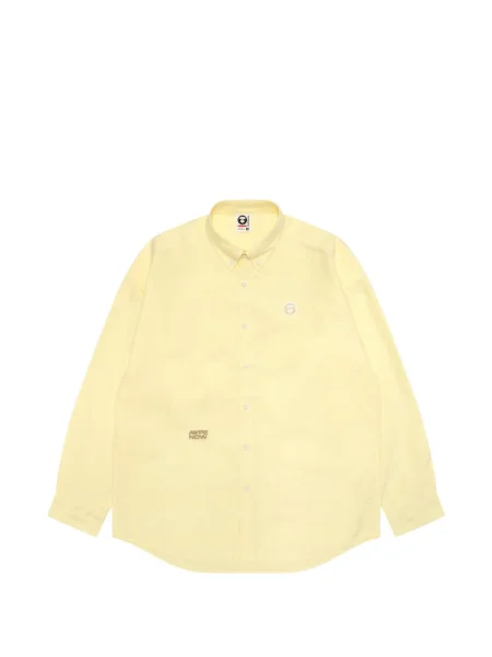 Cămașă Aape By A Bathing Ape cu broderie galben
