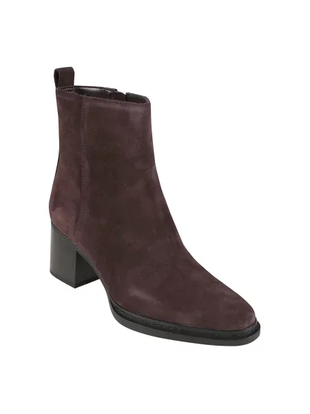 Botki Michael Kors skórzane brązowe