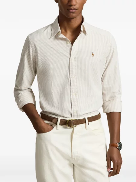 Καπιτονέ kαρό σκαρπινια Polo Ralph Lauren κοτλέ πράσινο