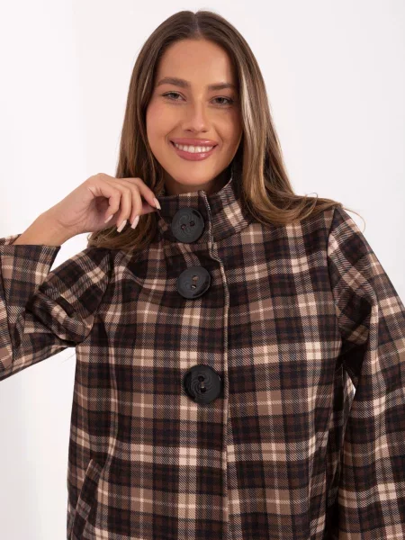 Palton Italy Moda negru