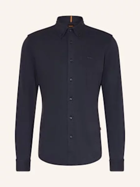 Boss Koszula Z Dżerseju Myjersey Slim Fit blau pomarańczowa