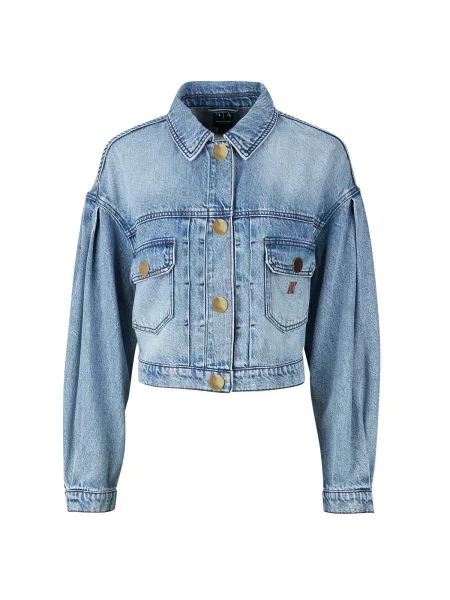 ARMANI EXCHANGE Prechodná bunda denim modrá