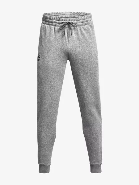 Pánske teplákové nohavice Under Armour Curry Splash Jogger castlerock/black čierna