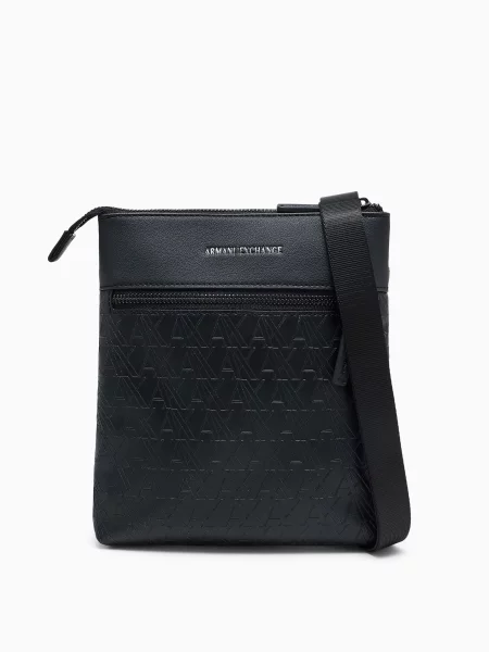 Armani Exchange Мессенджер чорний