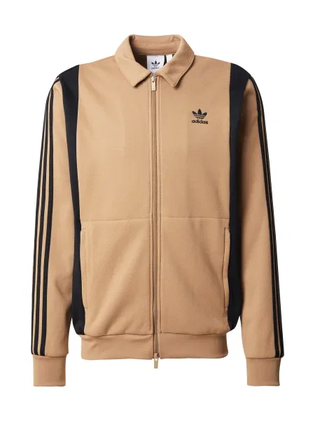 Adidas Džemperis adicolor Panel Smėlio juoda