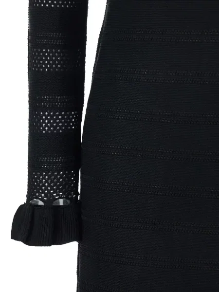 Rochie Twinset cu volane de costum negru