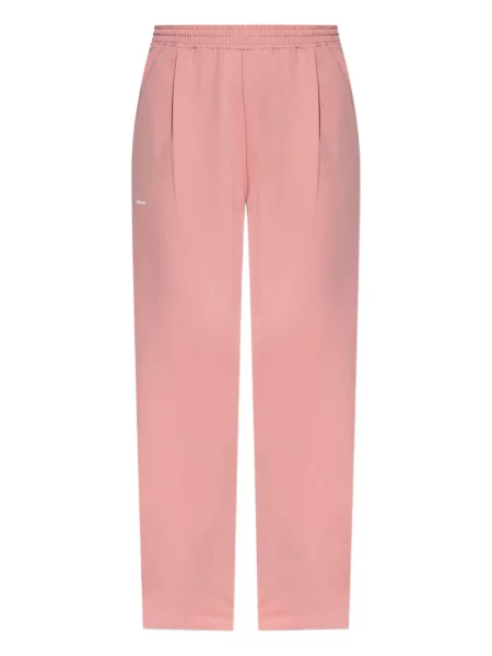 Pantaloni Pangaia plisate roz