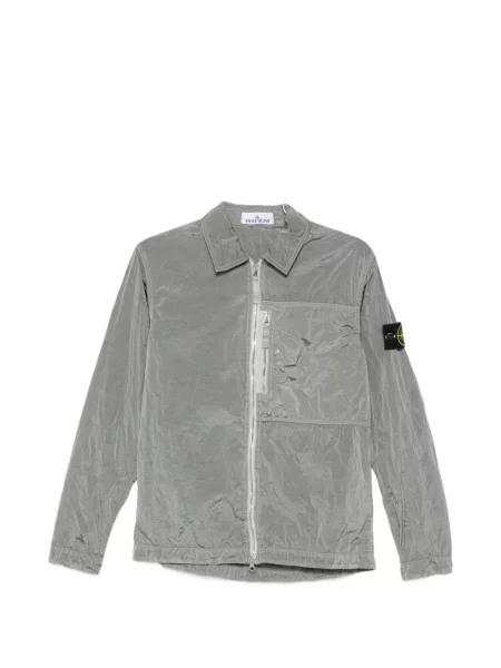 Риза Stone Island камъни сиво