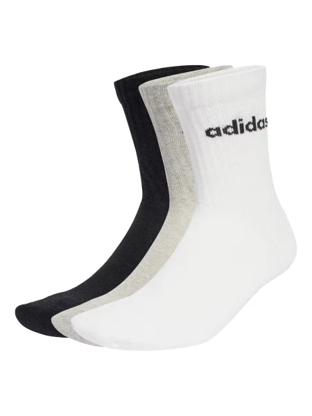 ADIDAS SPORTSWEAR Șosete sport gri / negru alb