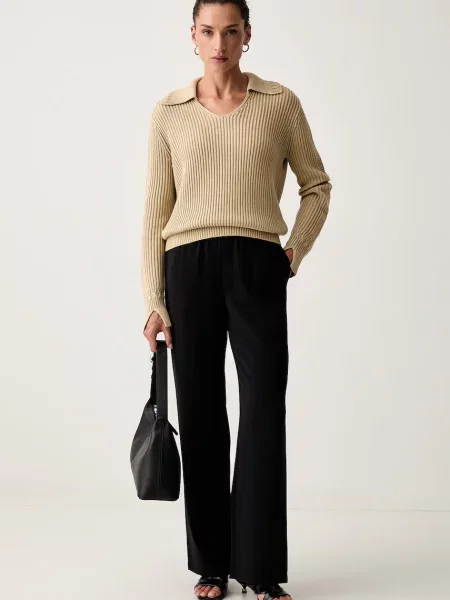 Armani Exchange pulover pentru femei din bej