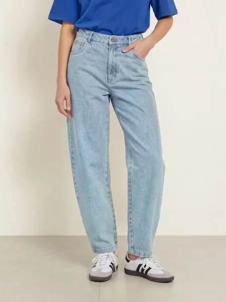 Karo Kauer Barrel Džíny denim blue modré