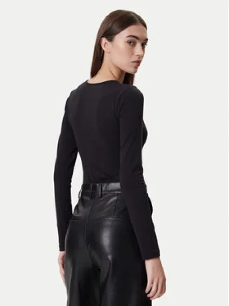 Body Karl Lagerfeld Jeans s kulatým výstřihem černý