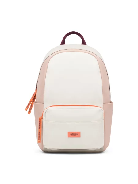 LARKSON Rucsac No 3 nisipiu / portocaliu roz