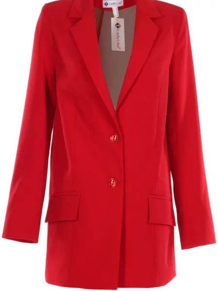Піджак LadyLike бавовна/поліестер червоний