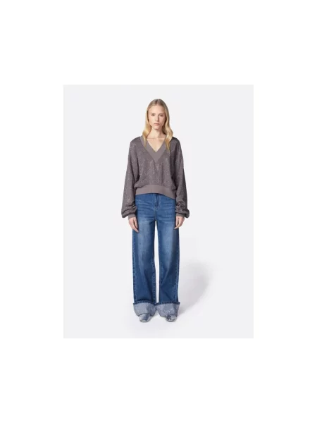 Dzianinowy sweter Twentyfourhaitch szary