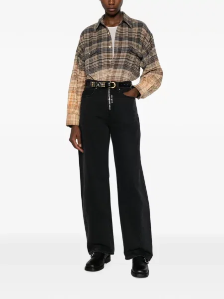 Blugi Alexander Wang cu autograf negru