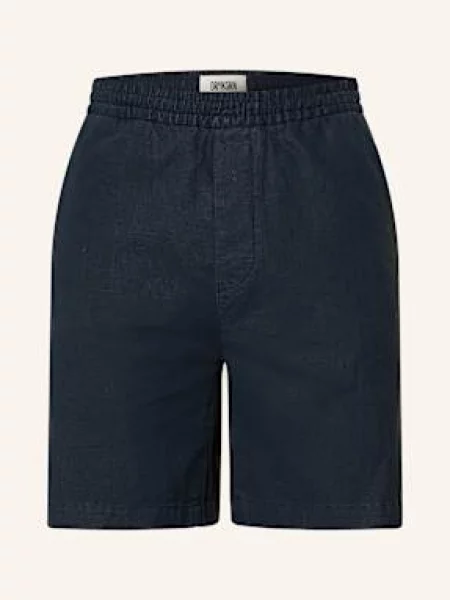 Drykorn Šortky Sayo Se Lnem tmavě modrá