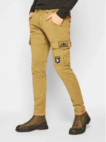 Alpha Industries Pantaloni din Petrol Patch verde
