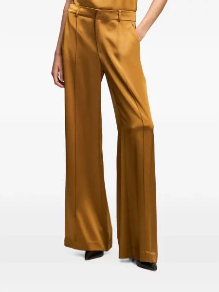 Pantaloni palazzo Cinq A Sept galben