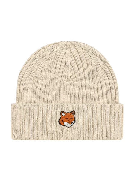 Czapka Maison Kitsune beżowa